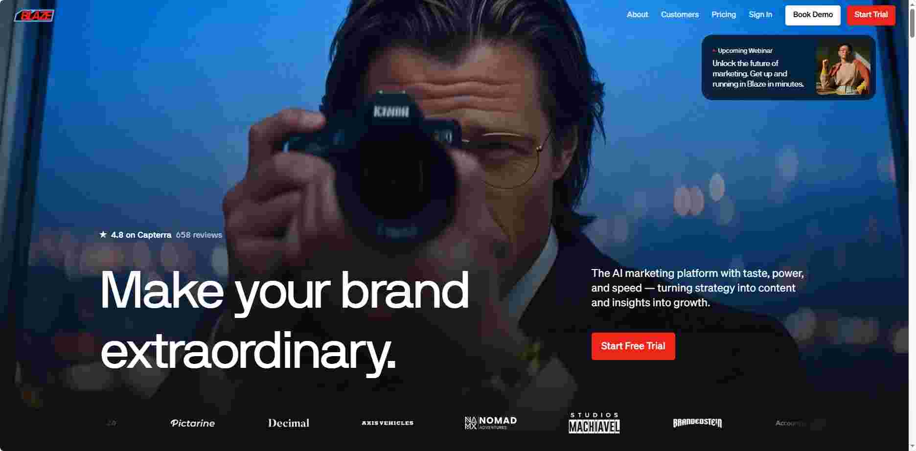 Blaze AI - 社交媒体营销自动化工具 | AI生成内容一键多渠道发布